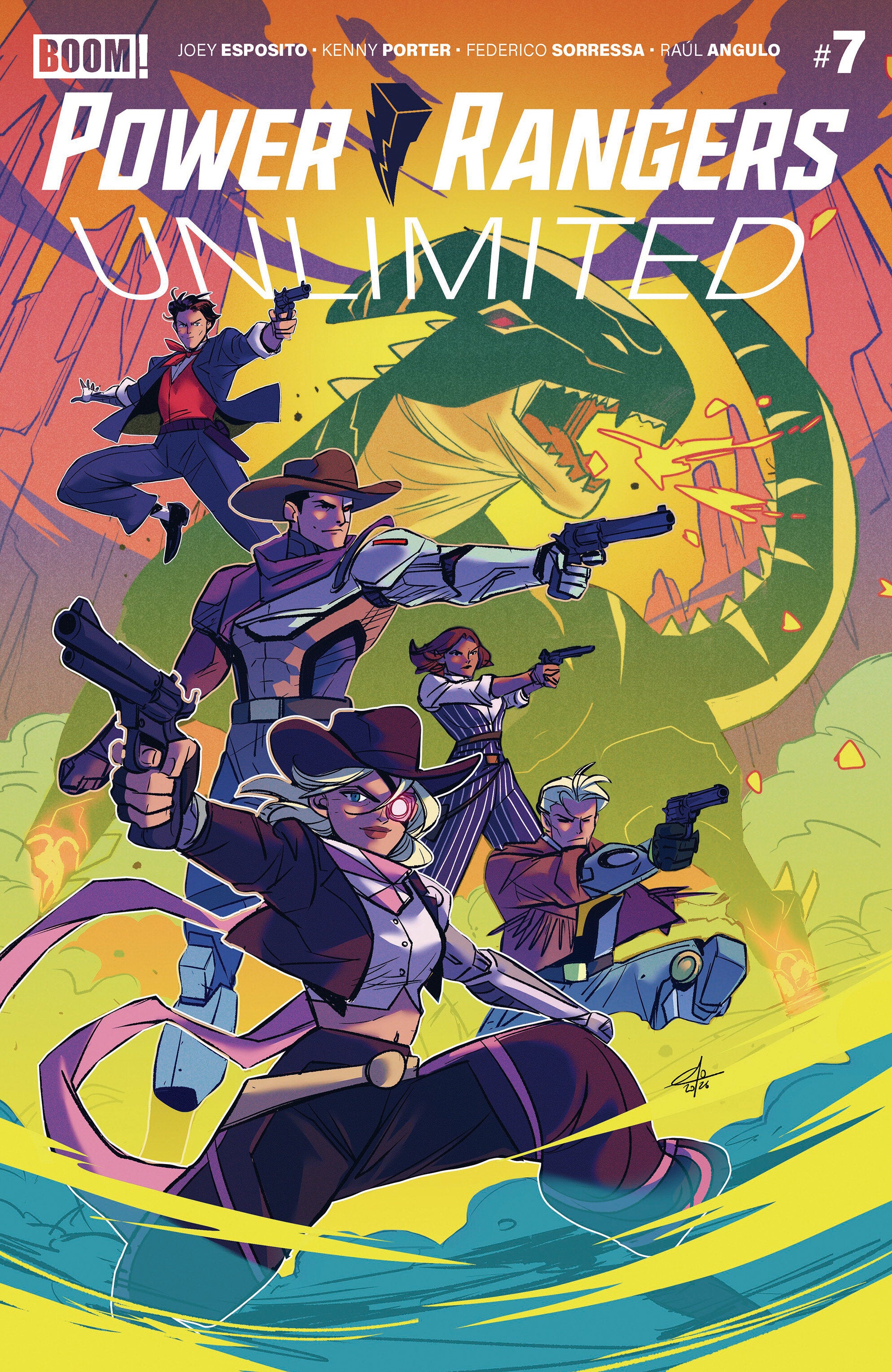 Power Rangers Unlimited #7 B Variant (Dressed, Car | Comi...