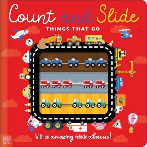 THINGS THAT GO: COUNT AND SLIDE - Childrens Books - Image - Pop Weasel