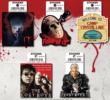 ATA-BOY HORROR MOVIES 15 STICKER PACK - Stickers - Image - Pop Weasel