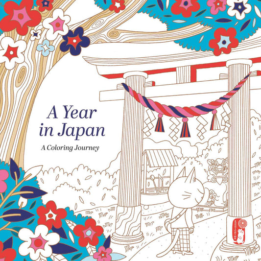 A Year in Japan: A Coloring Journey