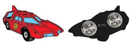CAPTAIN SCARLET SPECTRUM PATROL CAR ENAMEL PIN BADGE - Badges & Pins - Image - Pop Weasel