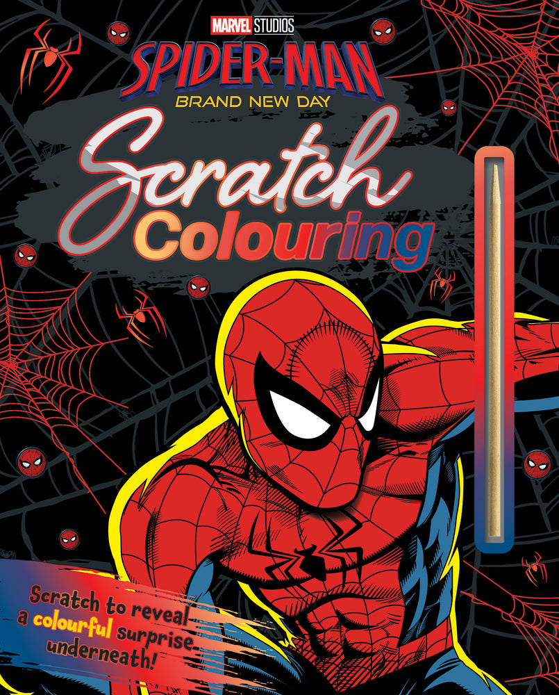 SPIDER-MAN: BRAND NEW DAY SCRATCH COLOURING (MARVEL) - Childrens Books - Image - Pop Weasel