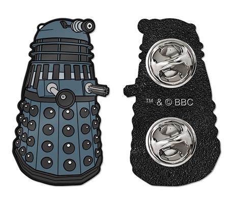 DOCTOR WHO DALEK NO TEXT 1980S ENAMEL PIN BADGE - Badges & Pins - Image - Pop Weasel
