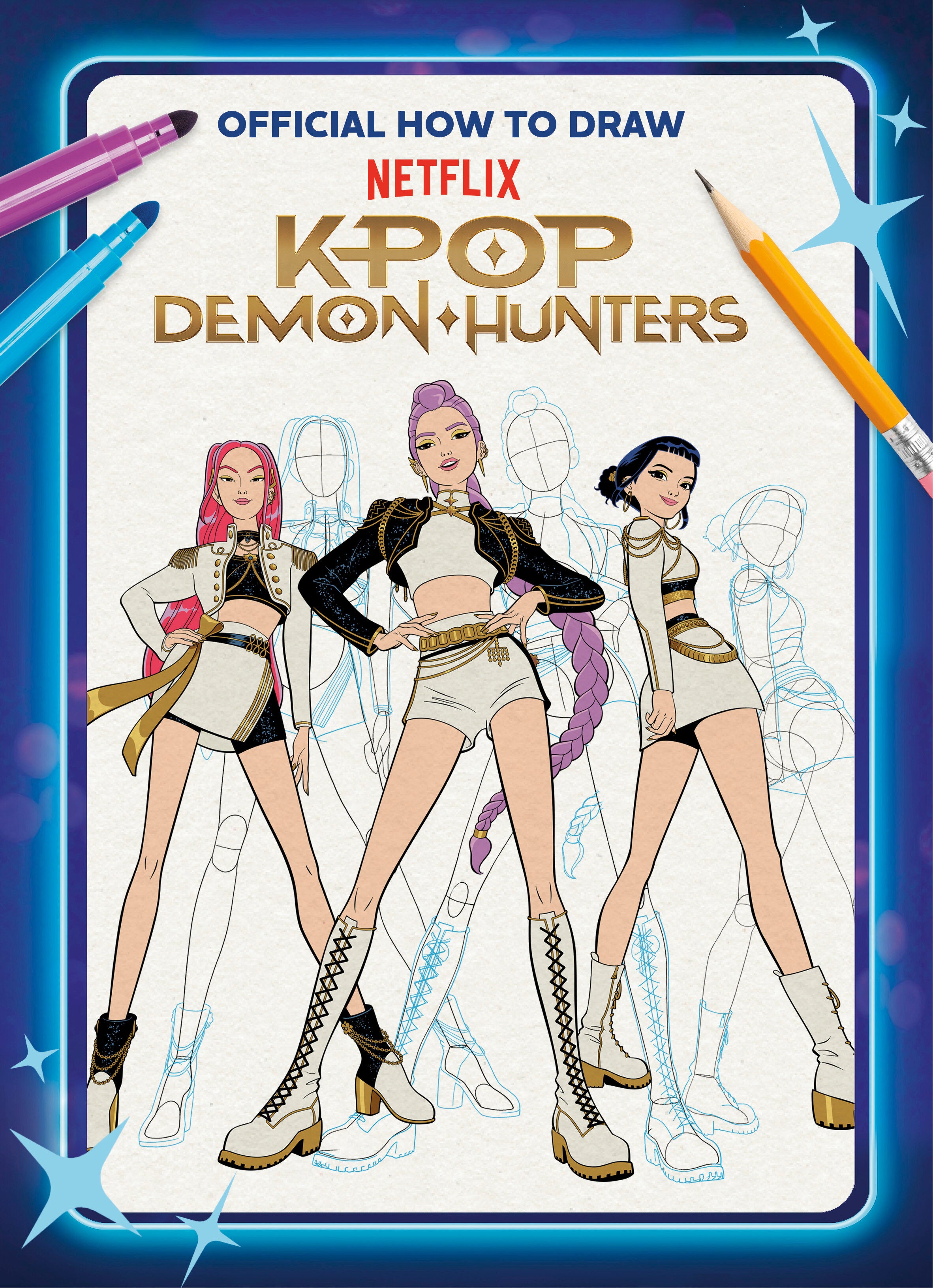 Official How To Draw Netflix Kpop Demon Hunters | | Grap...