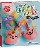 SEW YOUR OWN UNICORN BUNNY SLIPPERS (KLUTZ) - Childrens Books - Image - Pop Weasel