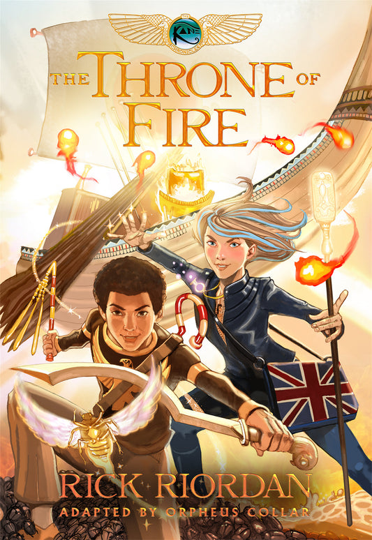 Kane Chronicles, The, Book Two: Throne of Fire: The Graphic Novel, The-The Kane Chronicles, Book Two | TPB