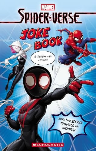 SPIDER-VERSE: JOKE BOOK WITH SQUISHY PENCIL TOPPER (MARVEL) - Stationery - Image - Pop Weasel