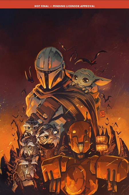 STAR WARS THE MANDALORIAN AND GROGU NIGHTMARE ON NEVARRO (ONE SHOT) CVR B ALESSANDRO RENALDI VAR - Comics - Image - Pop Weasel