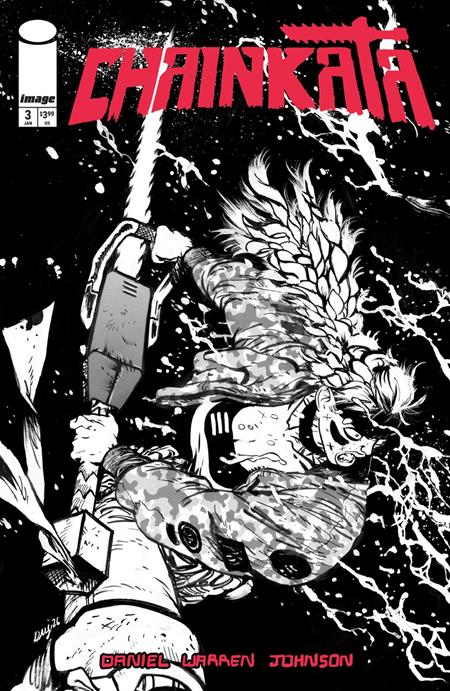 CHAINKATA #3 CVR B DANIEL WARREN JOHNSON B&W VAR