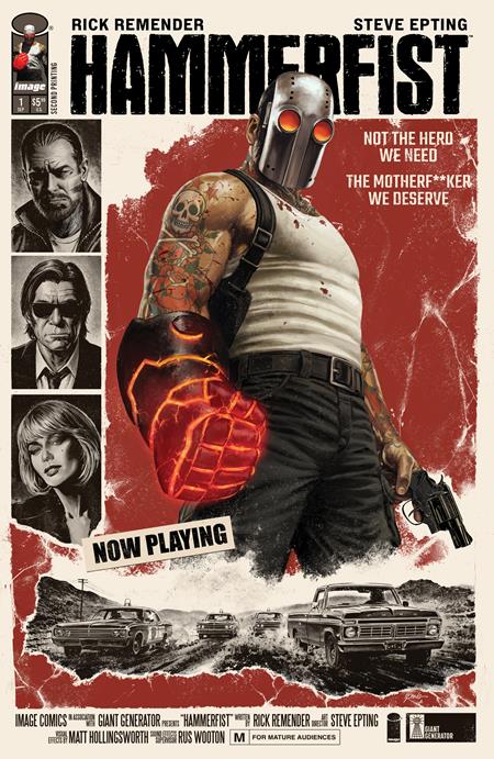 Hammerfist #1 2nd Printing