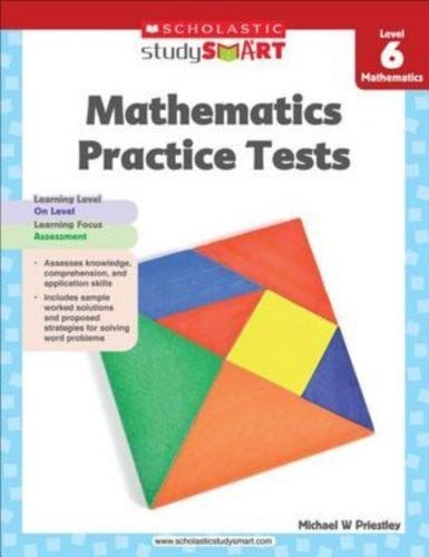 Scholastic Study Smart: Mathematics Practice Tests Level 6 - Books - Image - Pop Weasel