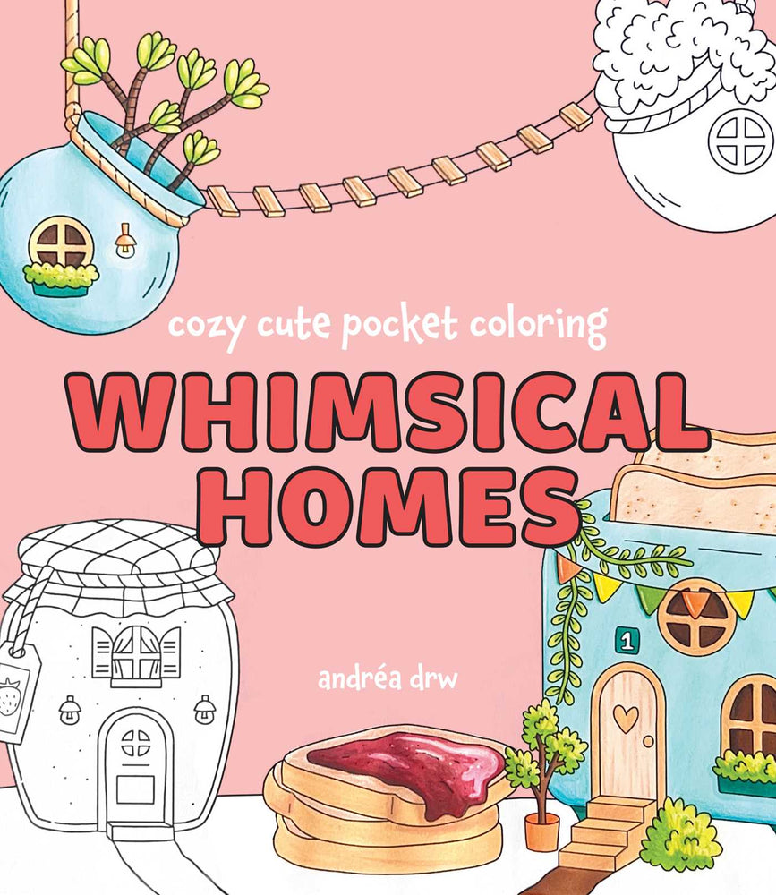 Cozy Cute Pocket Coloring: Whimsical Homes - Books - Image - Pop Weasel