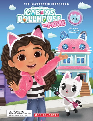 GABBY'S DOLLHOUSE: THE MOVIE STORYBOOK (INCLUDES KITTY NECKLACE) - Childrens Books - Image - Pop Weasel