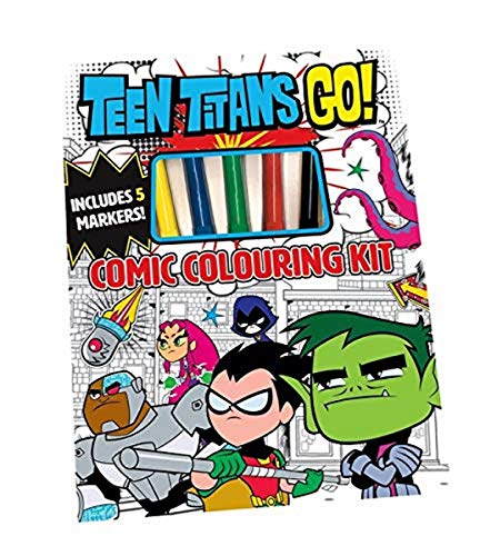 TEEN TITANS GO! COLOURING KIT - Childrens Books - Image - Pop Weasel