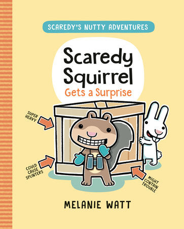 Scaredy Squirrel Gets a Surprise | Hardcover - Graphic Novels - Image - Pop Weasel