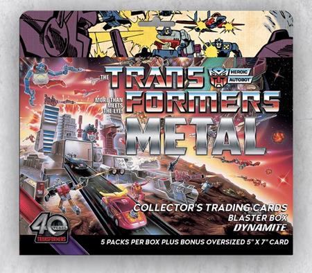 Transformers 40Th Anniversary Metal Trading Cards Blaster Box Box - Cards - Image - Pop Weasel