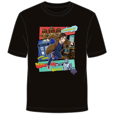 DOCTOR WHO DR MANGA T-SHIRT L - Clothing - Image - Pop Weasel