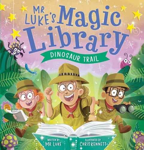 DINOSAUR TRAIL (MR LUKE'S MAGIC LIBRARY - Childrens Books - Image - Pop Weasel