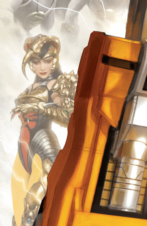 Mighty Morphin Power Rangers (2026) #7 C Megazord Card Stock Connecting Variant (Full Art, Mercado)