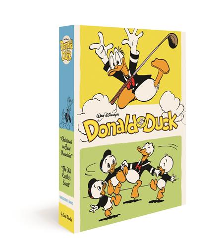 Walt Disneys Donald Duck Gift Box Set Christmas On Bear Mountain & The Old Castle's Secret Vols 05 & 06  | Hardcover image