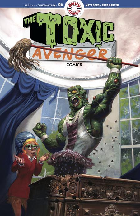 Toxic Avenger Comics #6  A Fred Harper