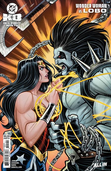 DC K.o. Wonder Woman Vs Lobo #1  | One Shot  D Elizabeth Torque Card Stock Var