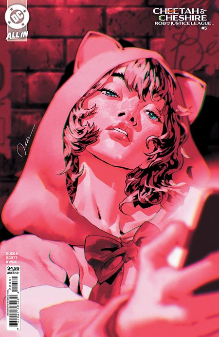 Cheetah And Cheshire Rob The Justice League #5 (of 6)  B Gerald Parel Card Stock Var