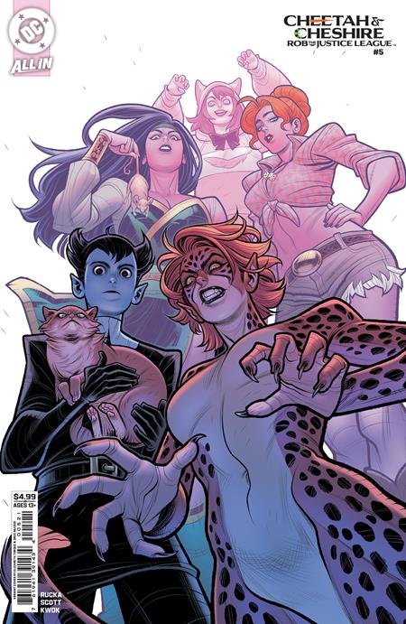 Cheetah And Cheshire Rob The Justice League #5 (of 6)  C Elizabeth Torque Card Stock Var