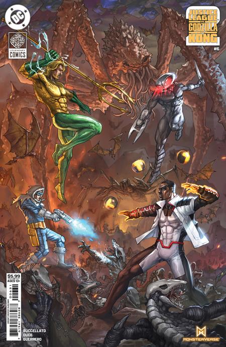 Justice League Vs Godzilla Vs Kong 2 #6 (of 7)  C Alan Quah Card Stock Var