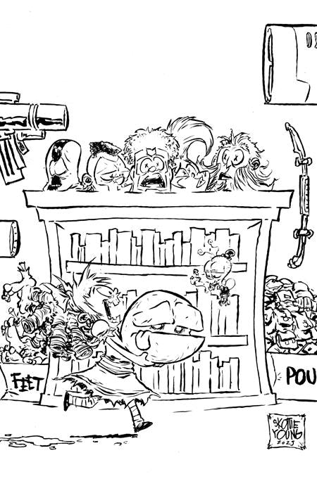 I Hate Fairyland #46  E Skottie Young Youngblood Team Up B&w Virgin Var