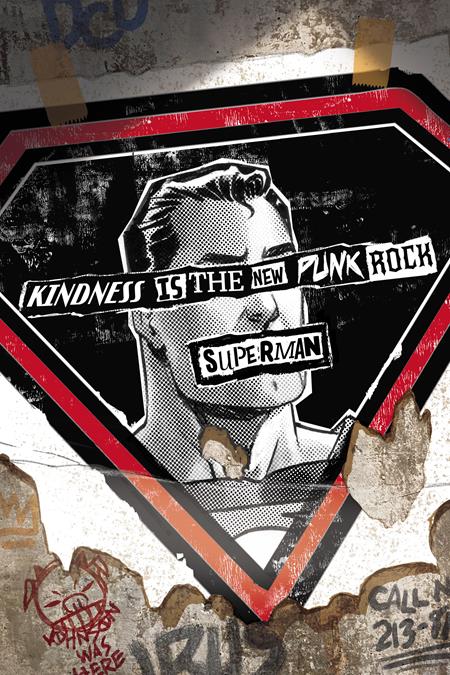 Superman #34  F Dave Johnson Punk Rock Card Stock Var (dc K.o.)