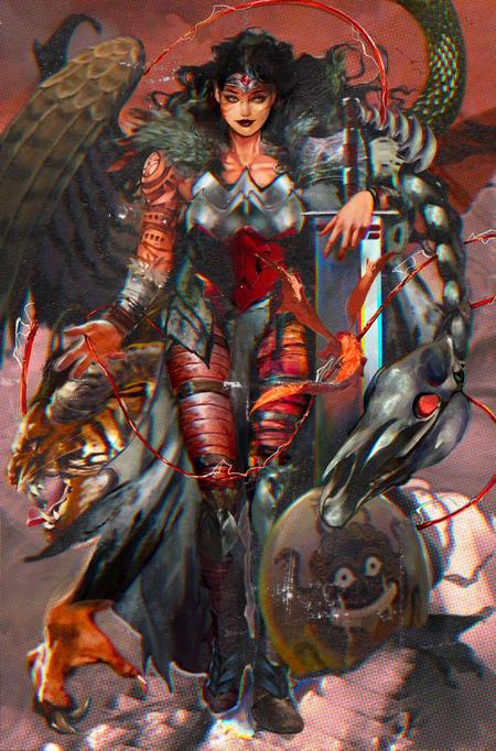 Absolute Wonder Woman #16  E Angela Wu Card Stock Var
