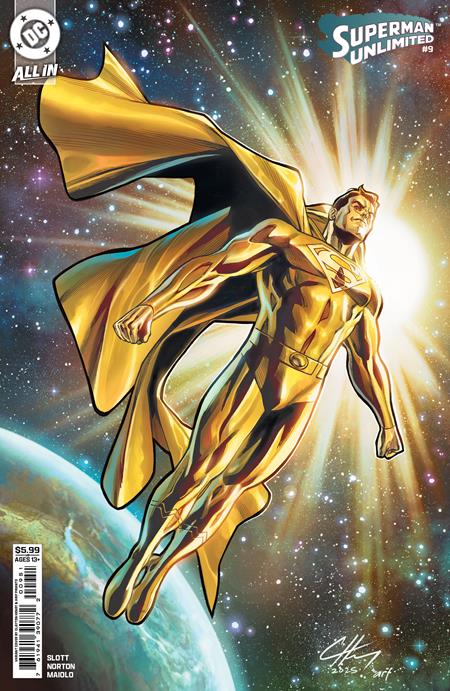 Superman Unlimited #9  E Clayton Henry Card Stock Var