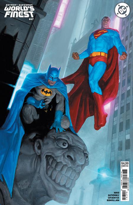 Batman Superman Worlds Finest #47  B Em Gist Card Stock Var