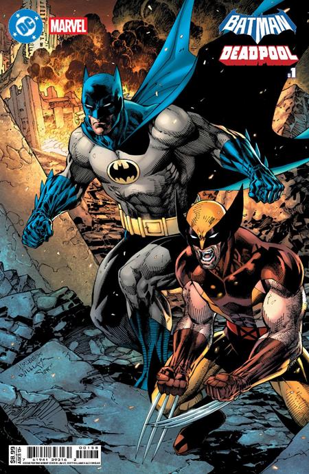 DC Marvel Batman Deadpool #1 | One Shot Second Printing Cvr B Jim Lee & Scott Williams Card Stock Var - Image