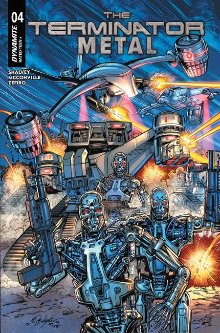 Terminator Metal #4  B Bob Layton Var