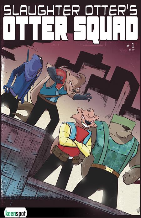 Otter Squad #1  B J Hammond Tmnt #1 Homage Var