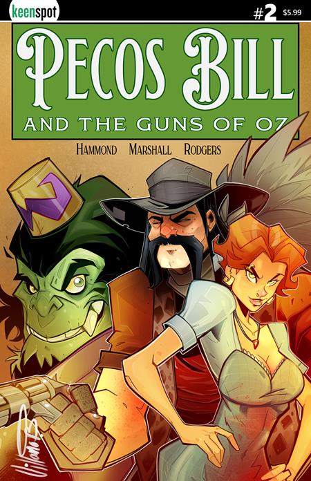 Pecos Bill & The Guns Of Oz #2  B Villano Var