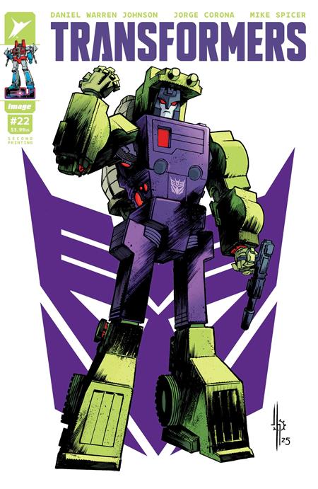 Transformers #22 2nd Ptg  A Jason Howard Decepticon
