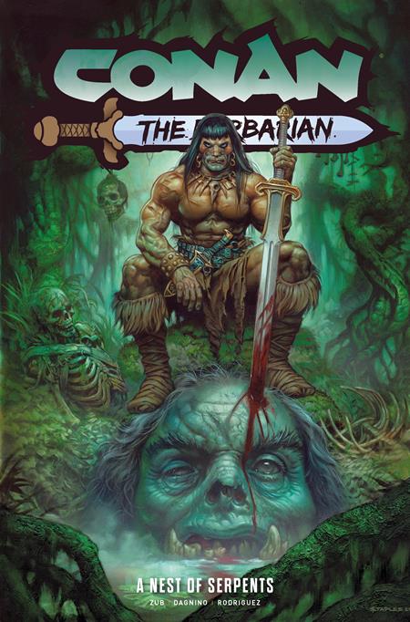 Conan The Barbarian | TPB Vol 06 A Nest Of Serpents Direct Market Edition Greg Staples - Image