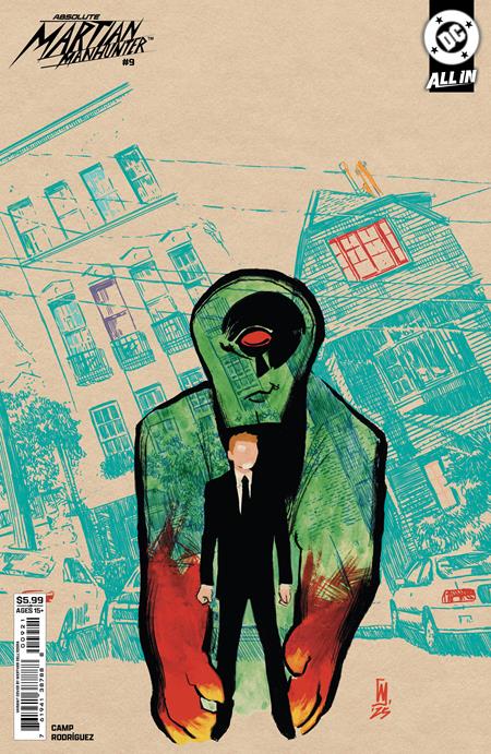 Absolute Martian Manhunter #9  B Werther Dell Edera Card Stock Var
