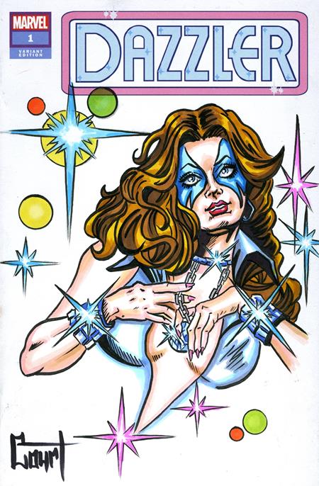Df Marvel Comics Commissioned Cover Art Signed And Remarked By Jessica Court With Dazzler Sketch - Comics - Image - Pop Weasel