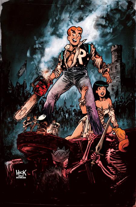 Archie X Army Of Darkness #1  H Robert Hack Metal Virgin  Var