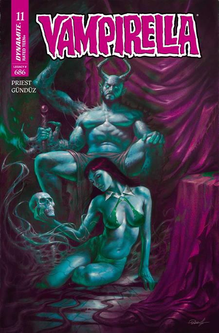 Vampirella #11  M Lucio Parrillo Ultraviolet Var