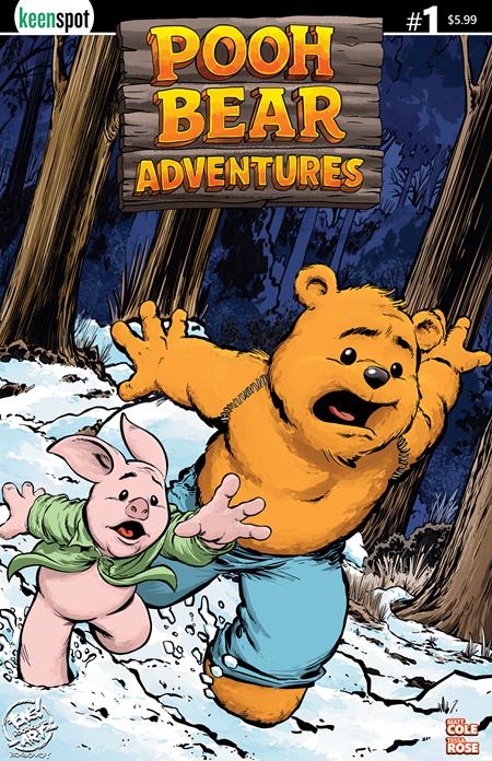 Pooh Bear Adventures #1  B Tone Rodriguez (bagged With Trading Card)
