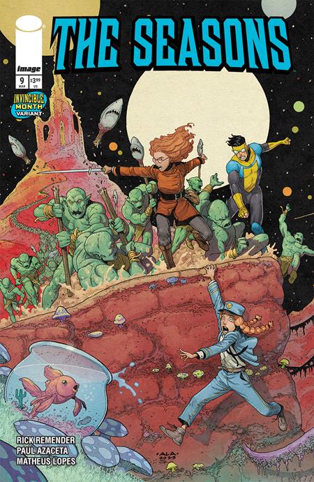 Seasons #9  C Andre Lima Araujo & Mike Spicer Invincible Team Up Var
