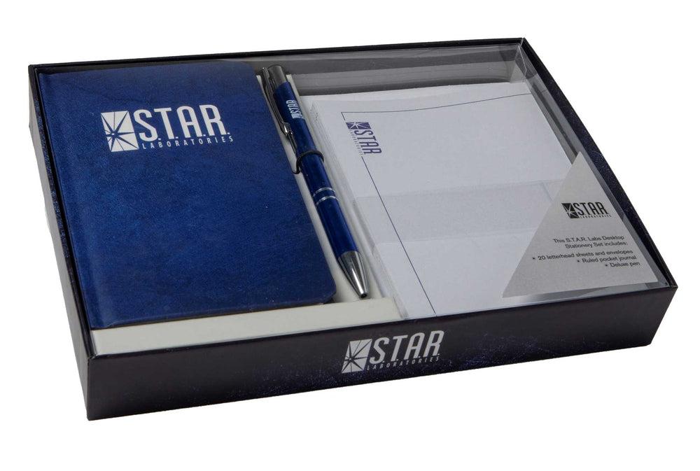 DC Comics: S.T.A.R. Labs Desktop Stationery Set (With Pen) - Stationery - Image - Pop Weasel
