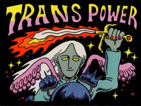 Boy Island Trans Power Sticker - Image - Collectibles - Image - Pop Weasel
