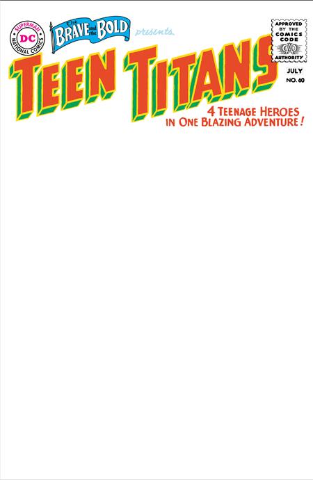 Brave And The Bold #60 Facsimile Edition  C Blank Var - Image