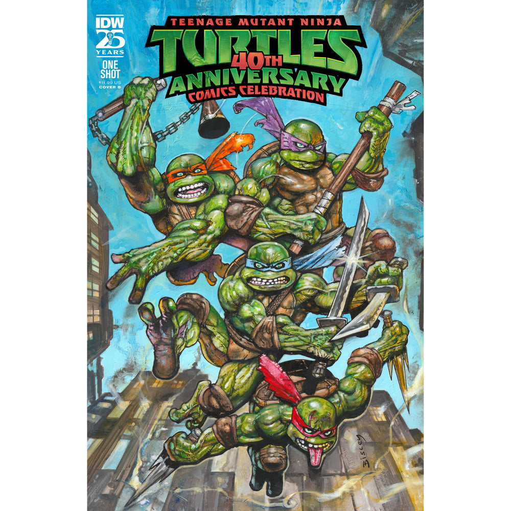 Teenage Mutant Ninja Turtles: 40Th Anniversary Comics Celebration Variant B (Bisley) - Comics - Image - Pop Weasel
